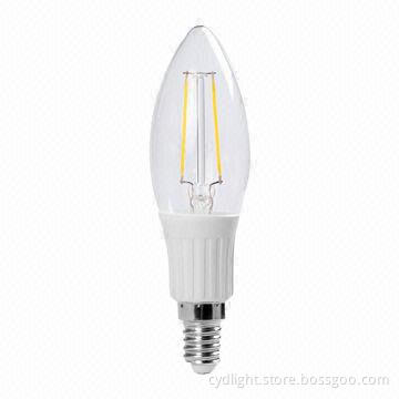 E14 Filament LED Bulb with 2W Power